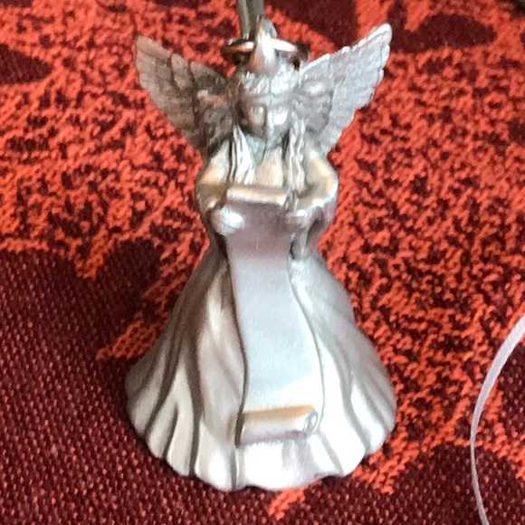 Partylite Pewter ANGEL Candle SNUFFER with Ceramic ANGEL of LIGHT single candle - Picture 10 of 14